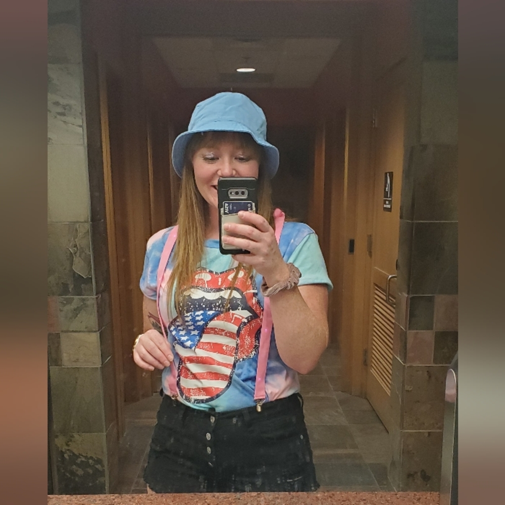 America 4th of July Tye Dye Tee